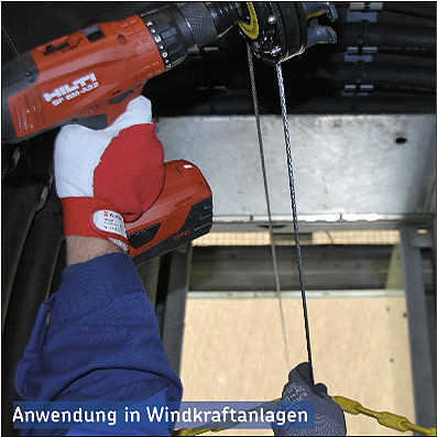 Seilwinde inkl. Seil & Karabiner, auf Windenbock Haltearm montiert, zum  einstecken in Vierkantprofil mit Sicherungsbolzen - CRAFTMAX