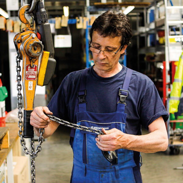 Mitarbeiter Prüfung Kette