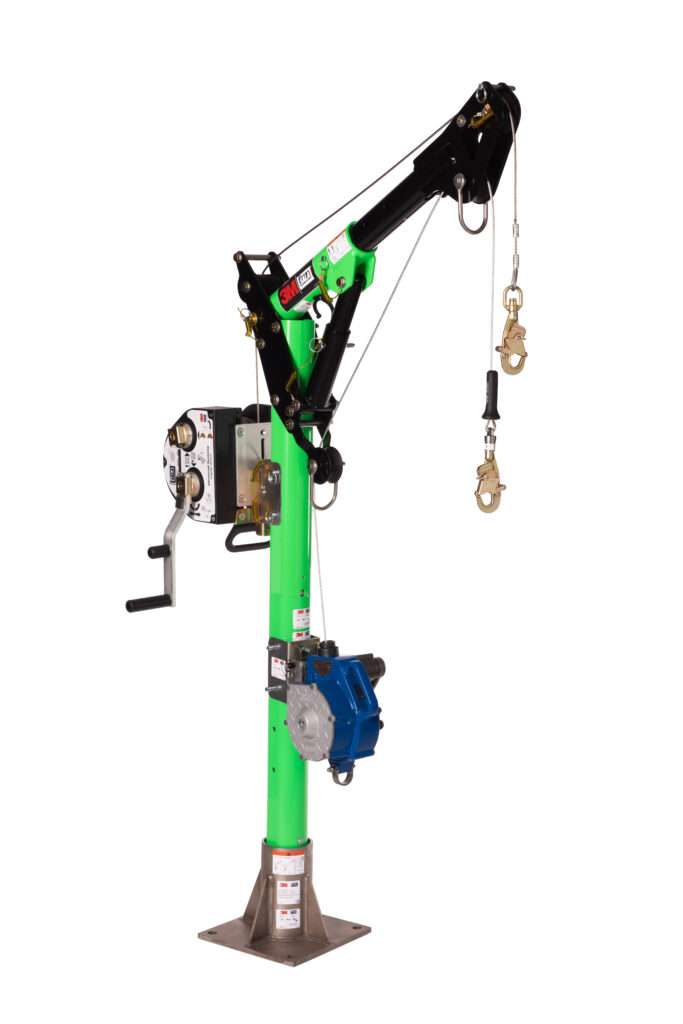 3M DBI-SALA Davit-System mit Winde und Höhensicherungsgerät für Einstieg und Rettung aus engen Räumen